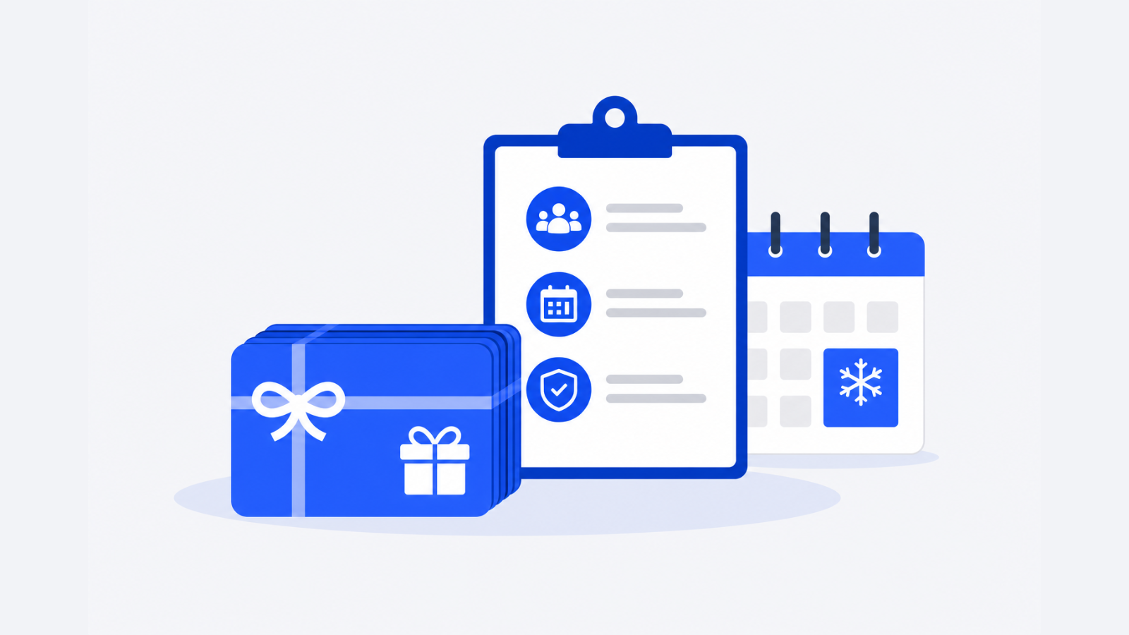 How should a bulk holiday gift card team plan a funding request above $100,000?