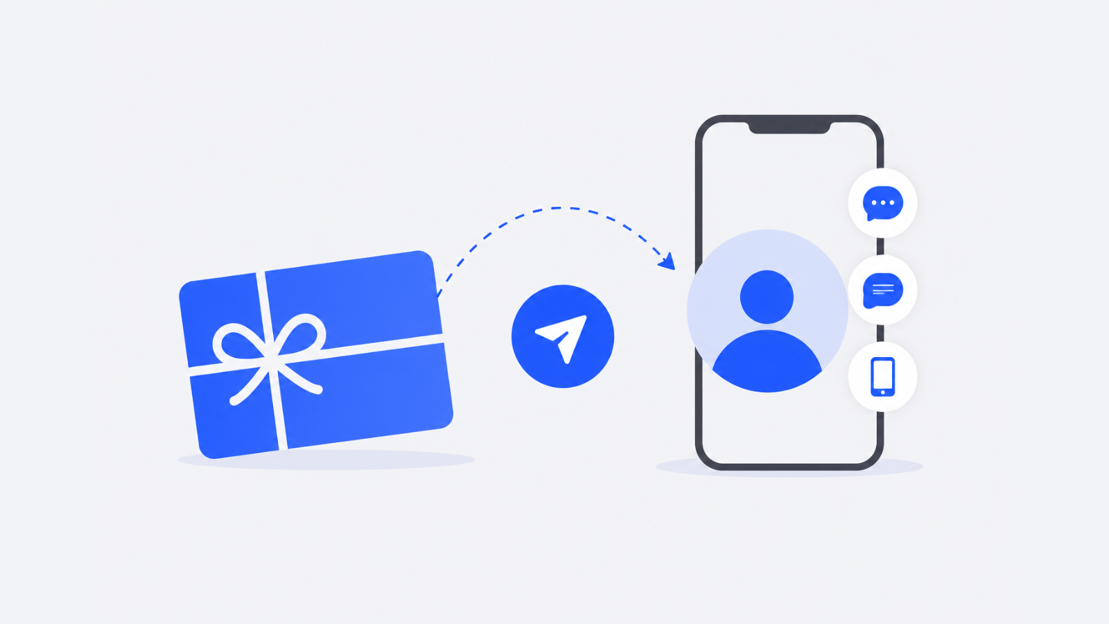 Gift card delivery options for employees without work email
