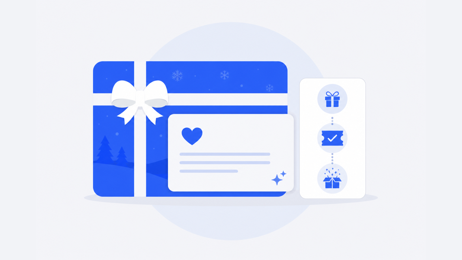 Holiday gift card message templates with clear redemption instructions