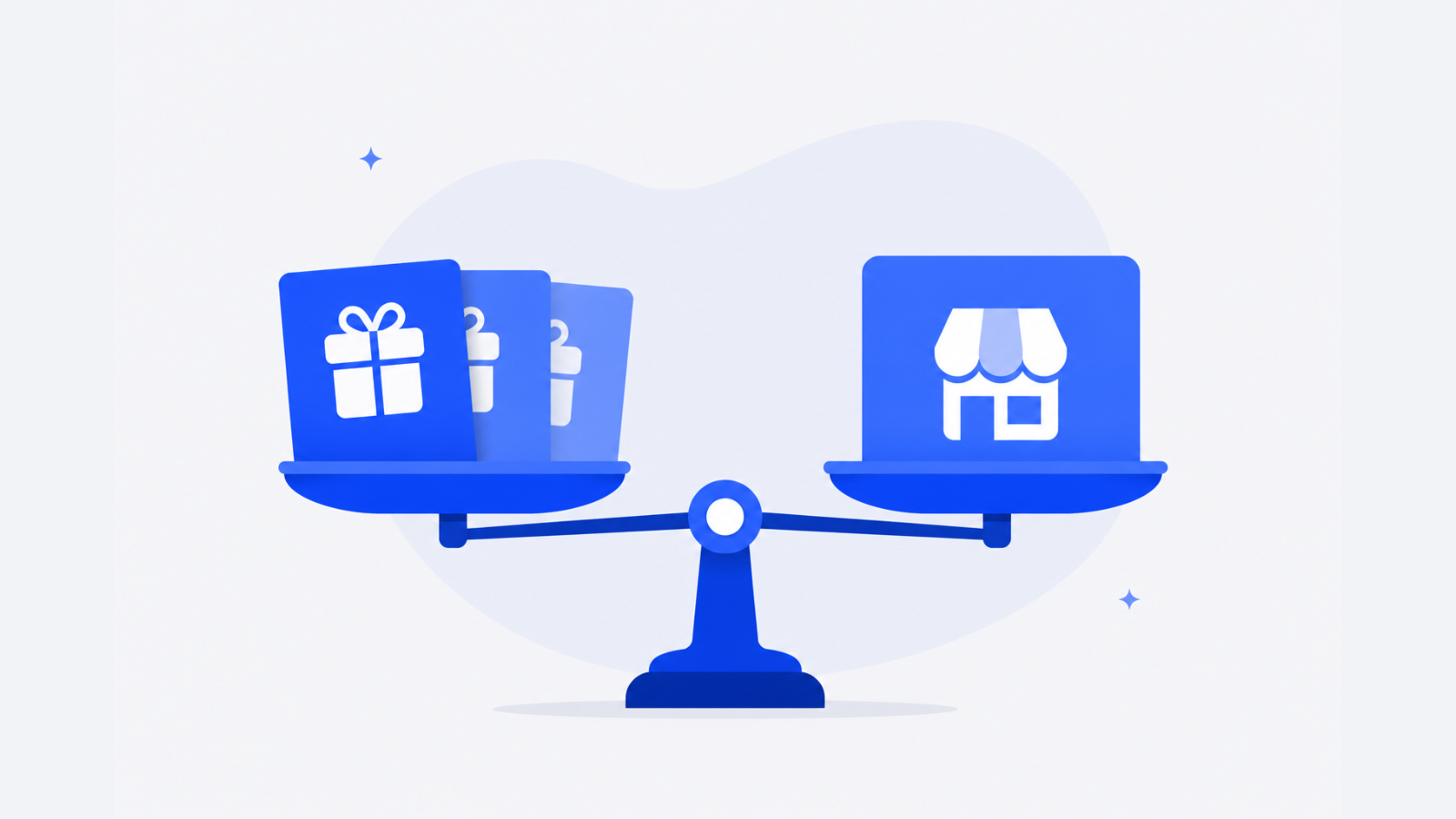 How should procurement compare gift card product counts with unique brands?
